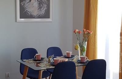 Location d’un appartement confortable de 3 pièces au centre de Gdańsk, Pologne